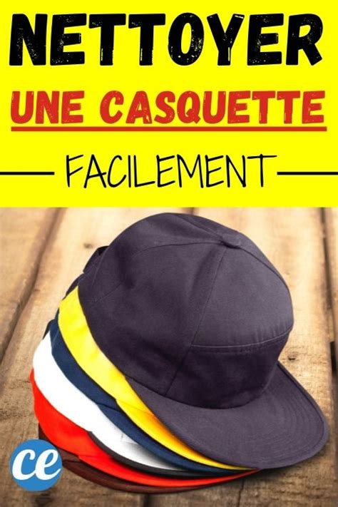 comment nettoyer une casquette blanche